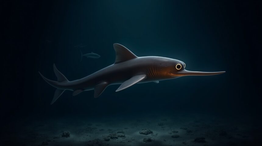 Scientists have discovered a ghost shark with translucent skin and glowing eyes near New Zealand