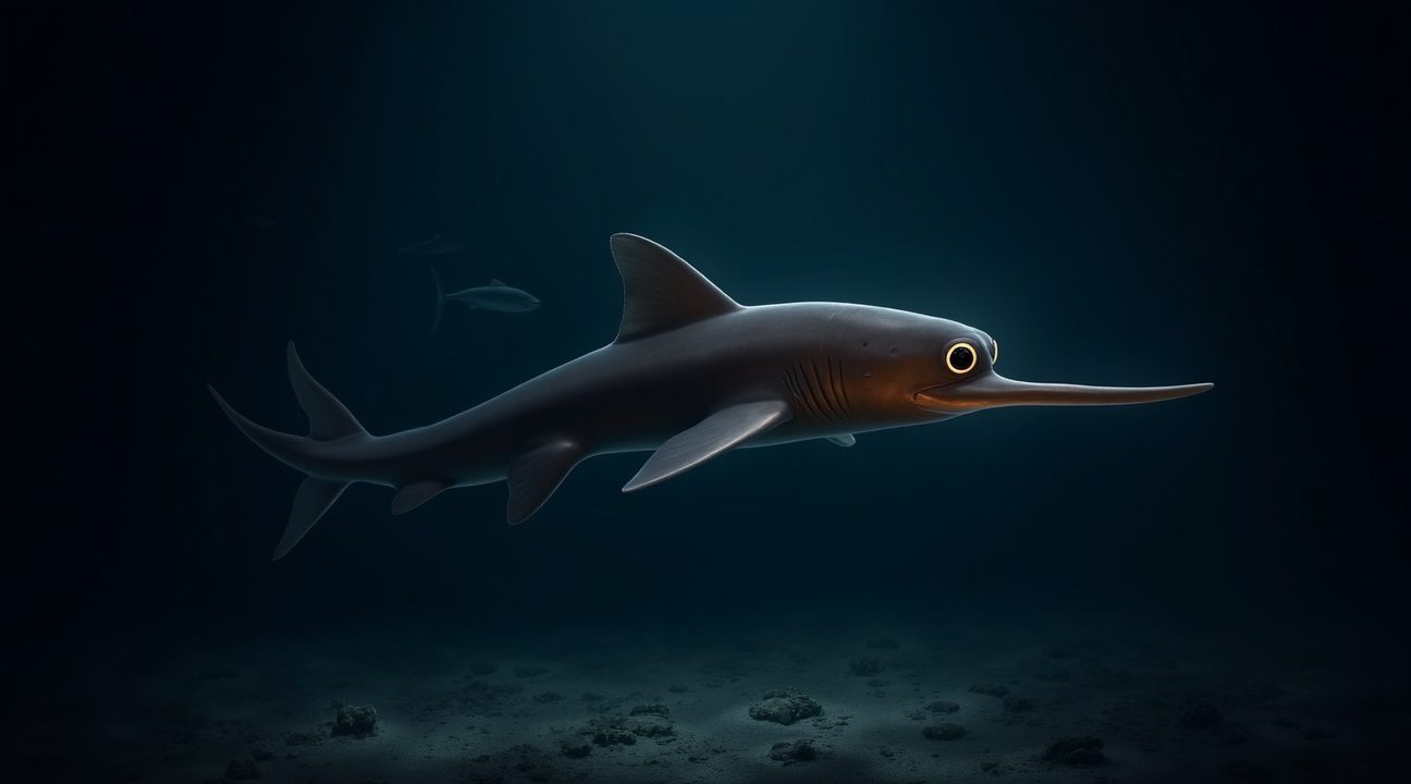 Scientists have discovered a ghost shark with translucent skin and glowing eyes near New Zealand