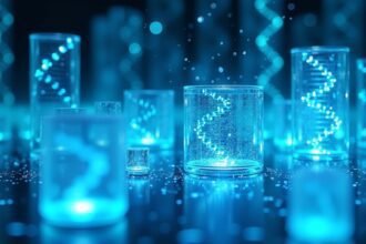 Scientists have stored digital files in synthetic DNA, and at roughly 215 petabytes per gram, a few grams could hold millions of gigabytes