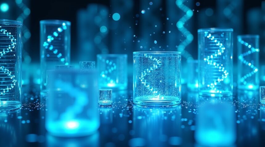 Scientists have stored digital files in synthetic DNA, and at roughly 215 petabytes per gram, a few grams could hold millions of gigabytes