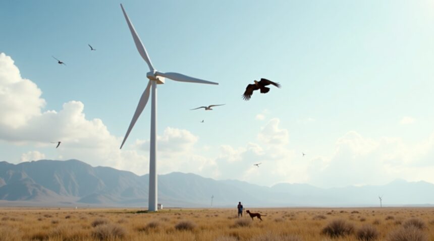 Study finds that painting one blade of a wind turbine black decreases bird deaths by 70%