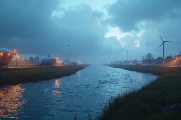 The Netherlands installed smart dikes, flood barriers that inflate automatically when water levels rise