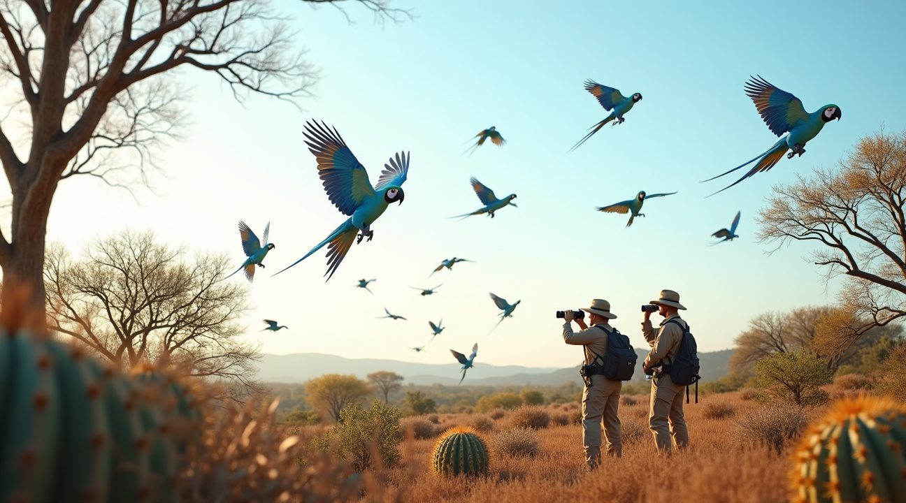 The Spix Macaw has been brought back from the brink of extinction