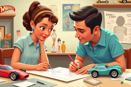 The creators of Barbie and Hot Wheels were husband and wife