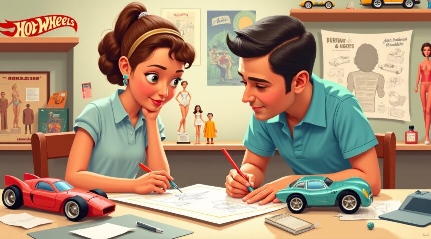 The creators of Barbie and Hot Wheels were husband and wife