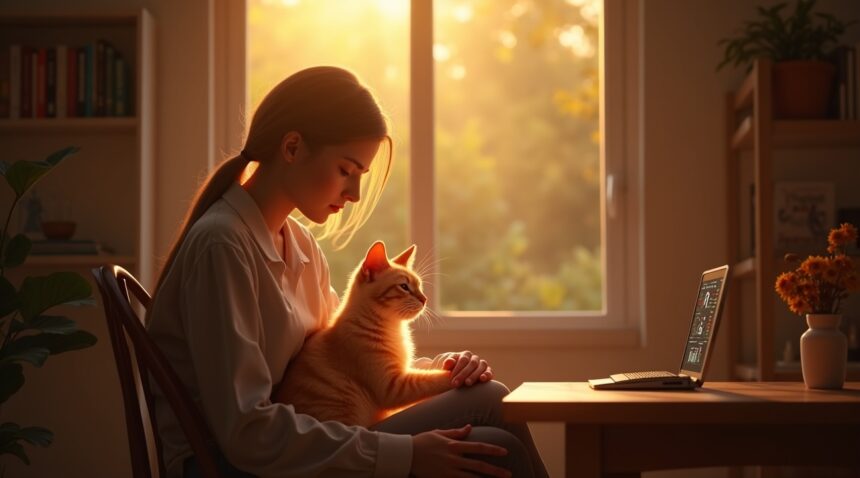 The vibrations caused by a cat's purring may help speed up the healing process of fractured bones and wounds