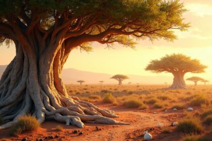 Trees discovered in Africa that trap carbon and turn it into stones, locking it away in their trunks for good