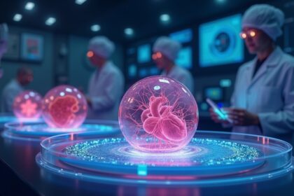 US scientists have created the first lab-grown heart and liver organoids with their own blood vessels