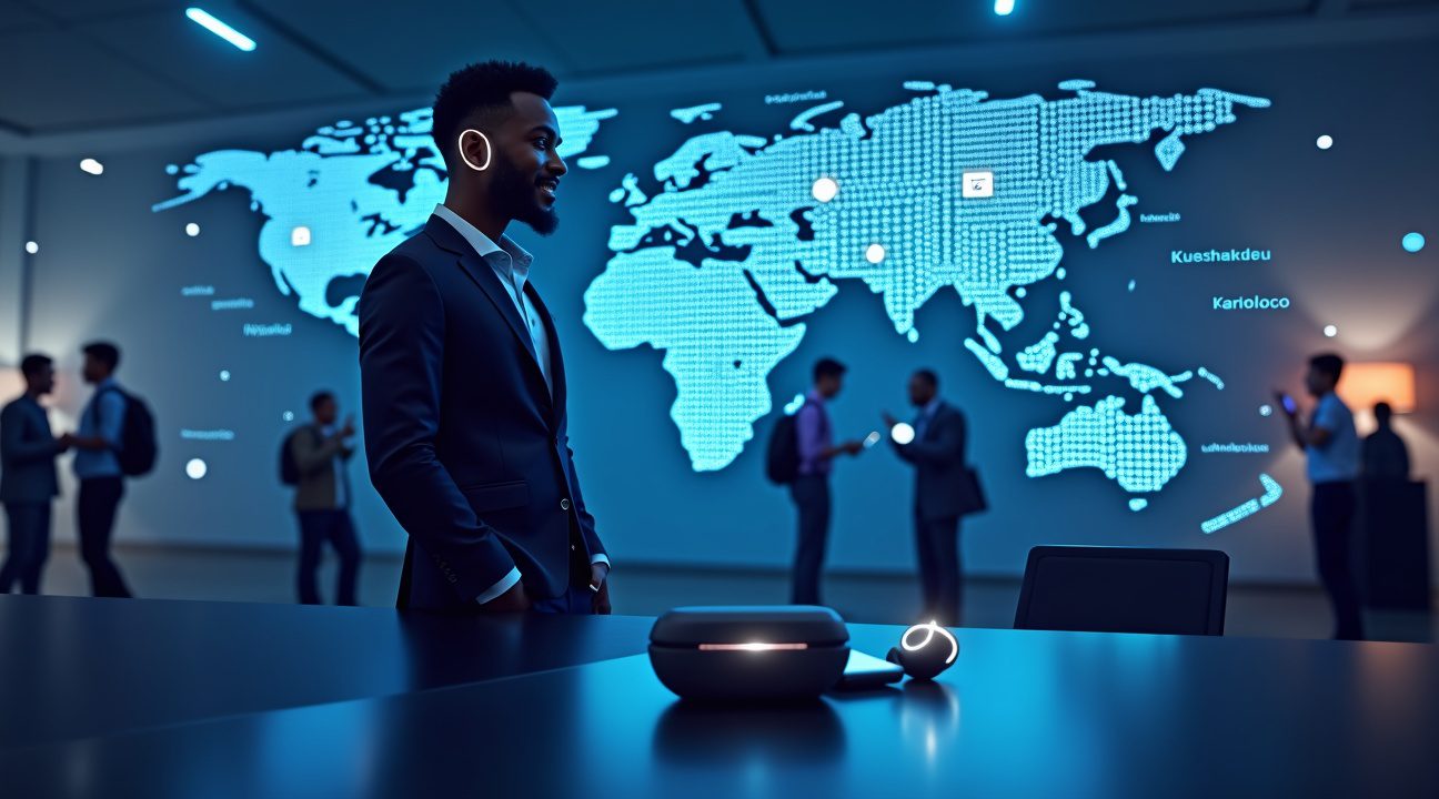 A 27-year-old man from Ghana created earbuds that translate over 40 languages in real time