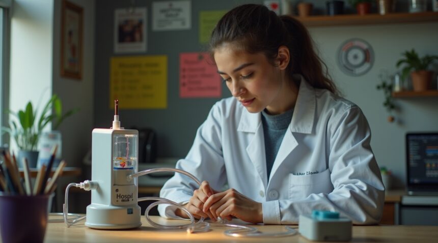 A Canadian teen has built a small dialysis machine for about five hundred dollars as a school project