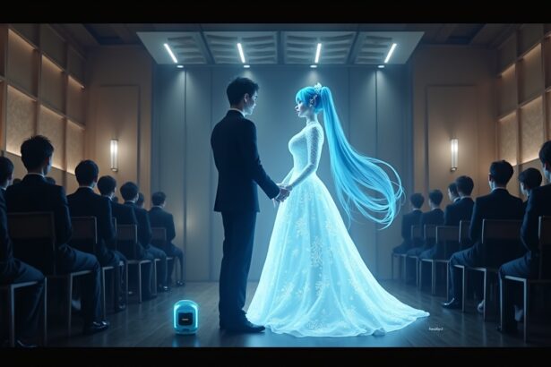 A Japanese man who had been married to an AI hologram for six years was separated from his virtual wife due to a technical glitch