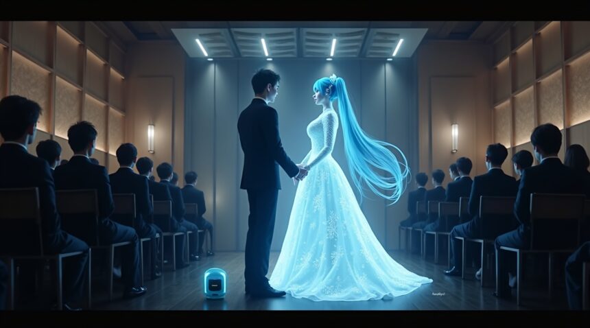 A Japanese man who had been married to an AI hologram for six years was separated from his virtual wife due to a technical glitch
