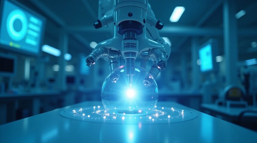 A baby has been born from an embryo entirely designed by IVF robots