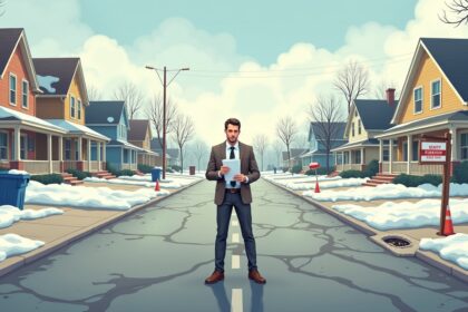 A man in Ohio thought he bough a vacant lot for his home. but he actually bought the entire street itself