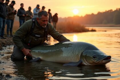 An Italian fisherman just caught the biggest catfish ever recorded