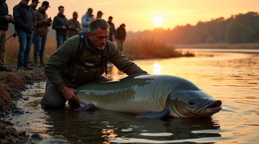 An Italian fisherman just caught the biggest catfish ever recorded