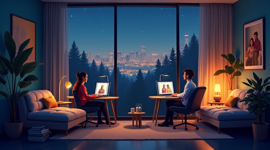 An increasing number of couple are embracing Living Apart Together, a new lifestyle trend