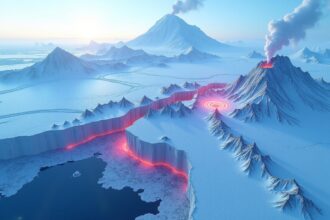 Antartica found to be hiding one of the largest volcanic systems on Earth