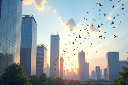 Canada adds bird-friendly building glass with patterned UV coatings visible to birds, but invisible to humans