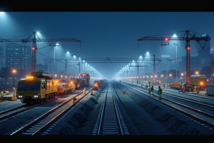 China built an entire railway station in just nine hours with only 1,500 workers