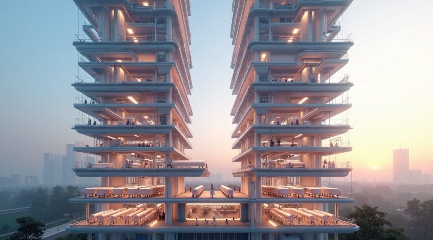 China has a 26-storey pig farm in Hubei where pigs are raised inside one tall building that can produce about 1.2 million pigs and generate $200 million per years