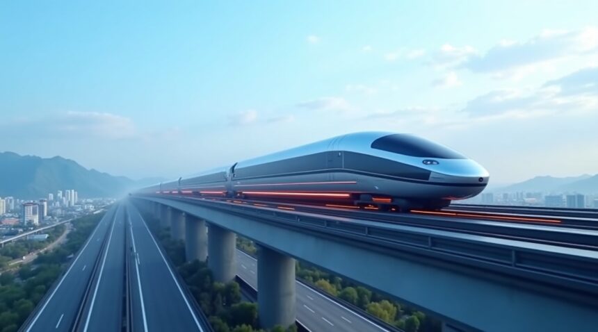 China shocked the world by testing maglev train that's faster than a plane, hitting a record 620 km per hour speed