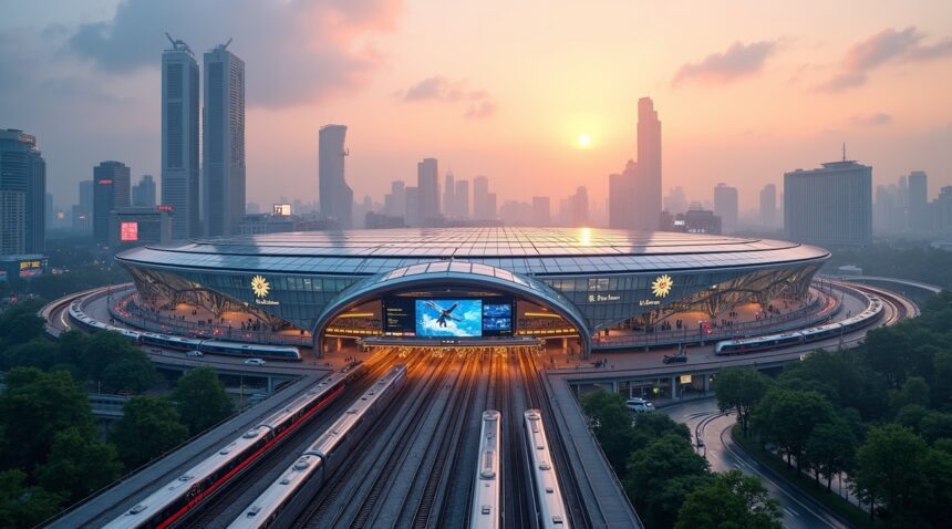 China unveils world's largest railway hub, connecting millions through smart, fast, and sustainable transport innovation