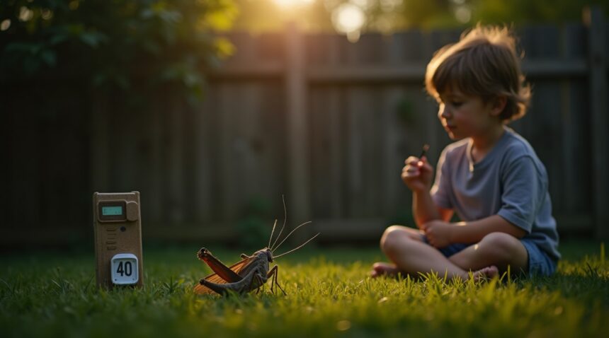 Crickets can act like natural thermometers thanks to a phenomenon known as Dolbear's Law