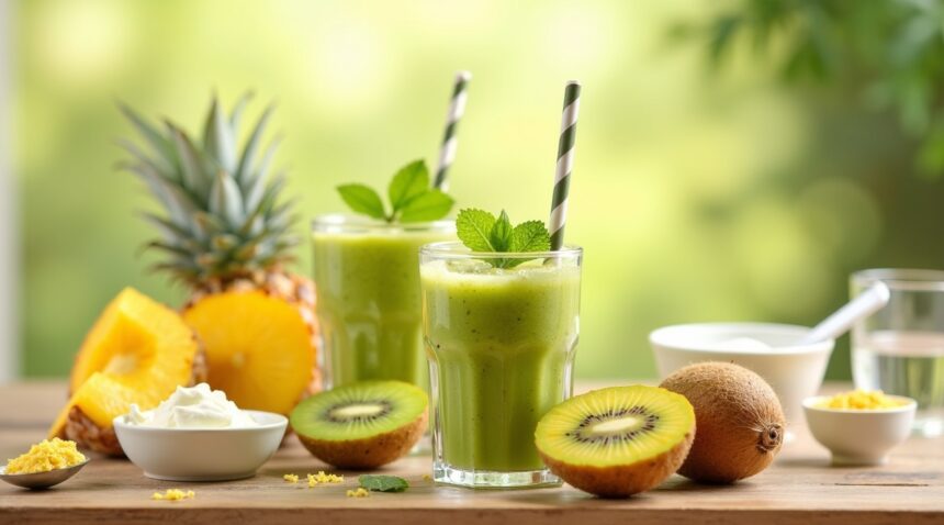 Eating kiwi with pineapple can help boost immunity while improving skin health