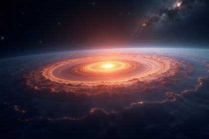 First-ever detection of heavy water in a planet-forming disk