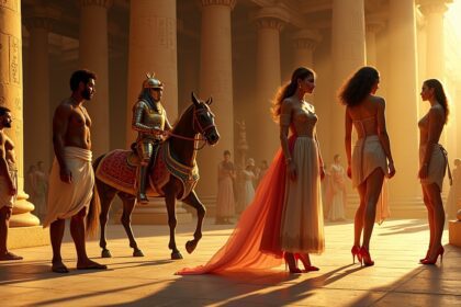 High heels were orginally made for men in ancient Egypt to show status and authority