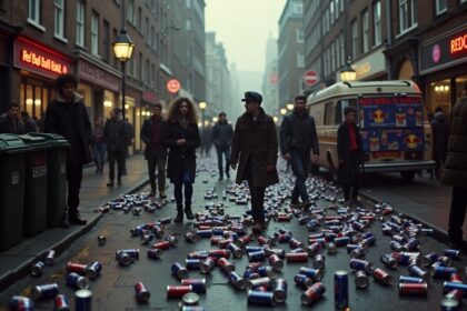 In 1994, Redbull was throwing empty cans in crowded places to make the public believe everyone was drinking it