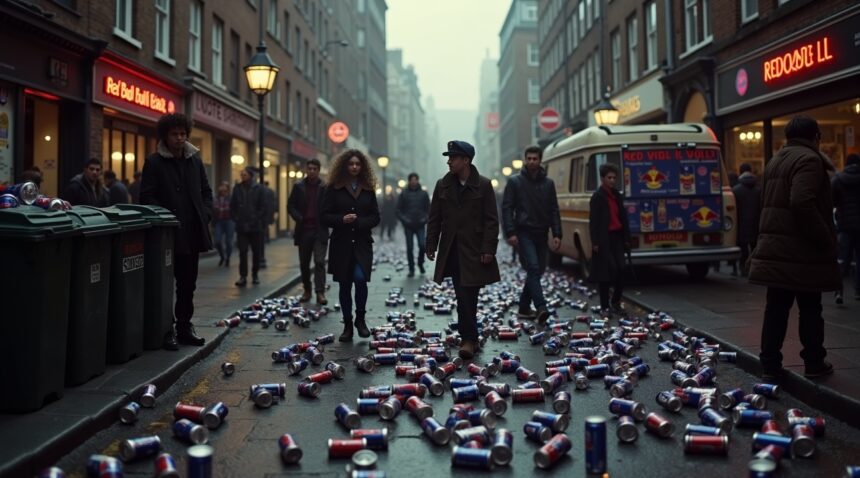 In 1994, Redbull was throwing empty cans in crowded places to make the public believe everyone was drinking it
