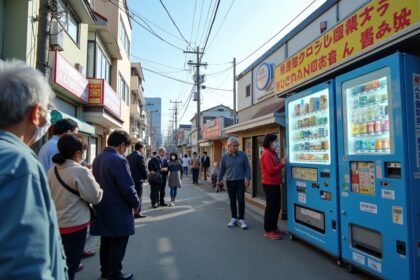 In Japan, vending machines unlock during earthquakes to provide free water, drinks, and food using seismic sensors