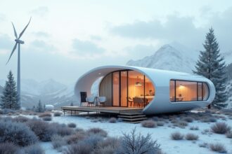 In Norway, discarded wind turbine blade are repurposed into durable, weatherproof micro-homes