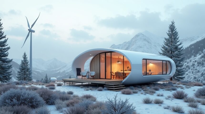 In Norway, discarded wind turbine blade are repurposed into durable, weatherproof micro-homes