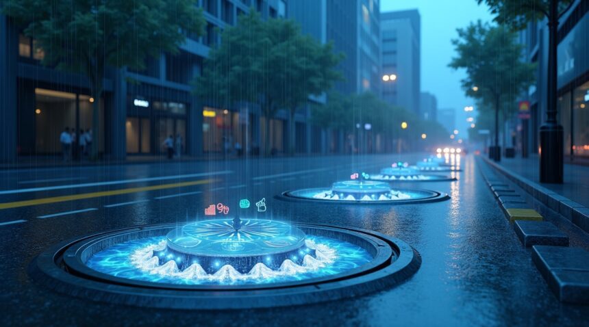 In South Korea, manhole covers are turning into mini hydro generators, producing electricity from rainwater that rush underground after storms