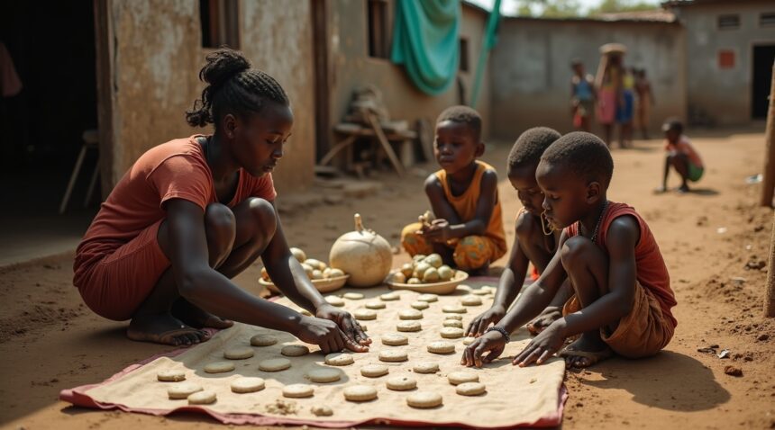 In the poorest parts of Haiti, people make Mud Cookies in order to fight hunger and starvation
