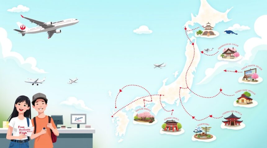 Japan airlines is offering free flights to tourists so they can explore Japan and save money