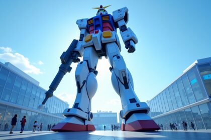 Life-size Gundam model kit welcomes visitors to Bandai's new interactive museum