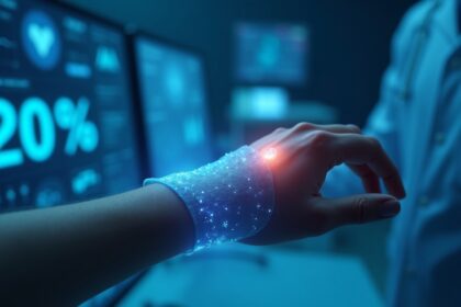 New Smart Bandage that heals wounds three times fast using electrical pulses