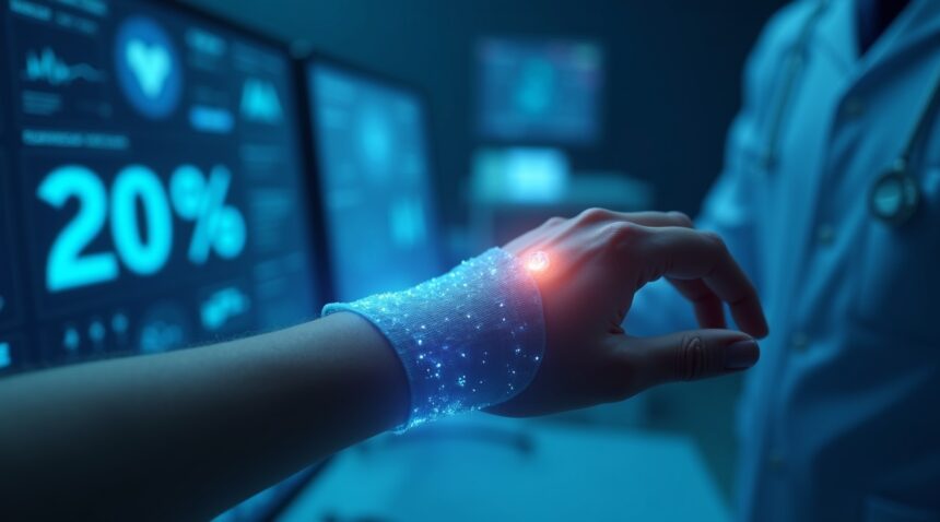 New Smart Bandage that heals wounds three times fast using electrical pulses