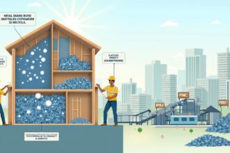 Old jeans are now recycled into house insulation, making denim recycling a booming industry