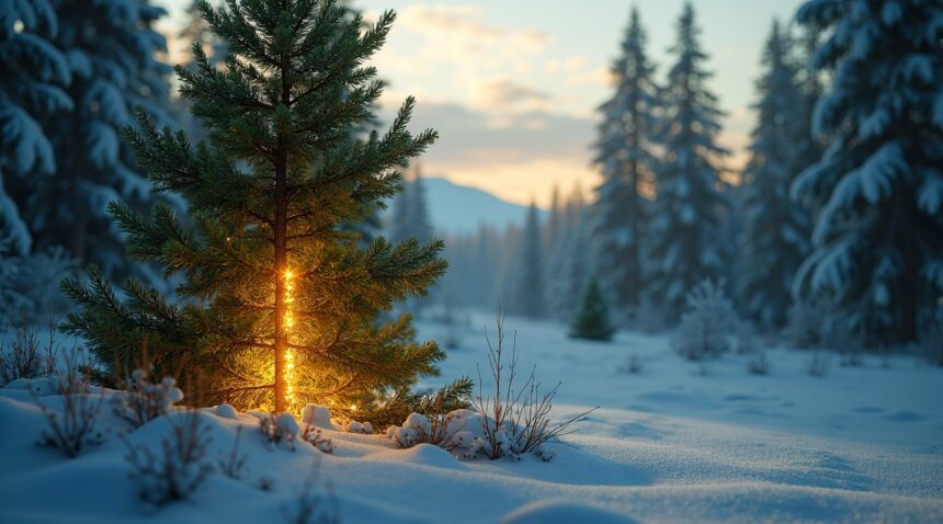 Scientists in Finnish Lapland have discovered gold forming inside Norway spruce needles thanks to microscopic bacteria living within the trees