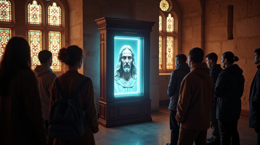 Swiss church sparks debate after introducing bizarre AI Jesus hologram to take confessions