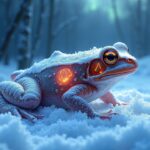The Alaskan wood frog freezes solid in winter, no heartbeat, breath, or brain activity, and just reawakens in spring