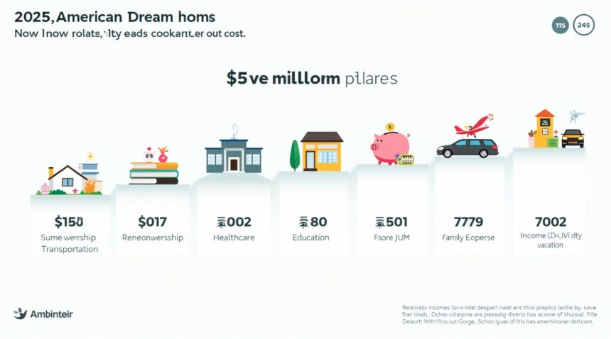 The American drean now costs a total of $4.4 million