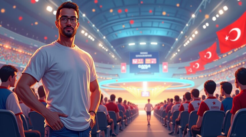 The Turkish shooter who went viral for competing with no special gear whatsoever, has one again and won gold at the EU championships 2025