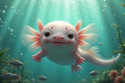 The axolotl is unique among amphibians because it can stay in its juvenile form for life