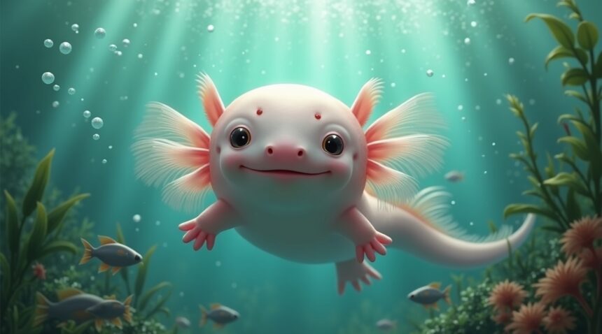 The axolotl is unique among amphibians because it can stay in its juvenile form for life